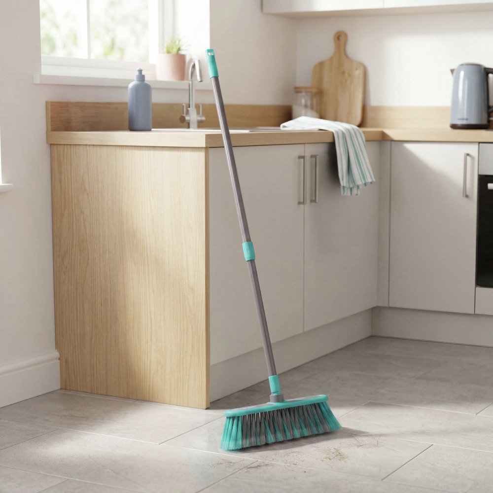 Beldray Anti Bac Telescopic Handle Bristle Broom