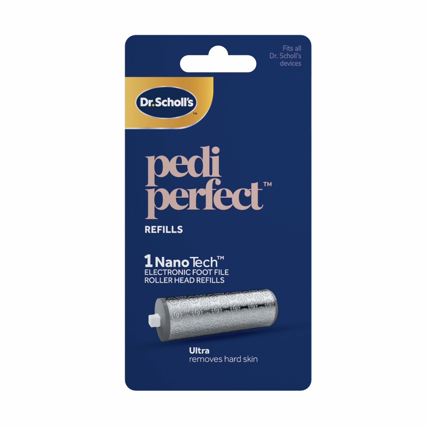 Dr Scholls Pedi Perfect Nano Tech Electronic Foot File Roller Head Refills