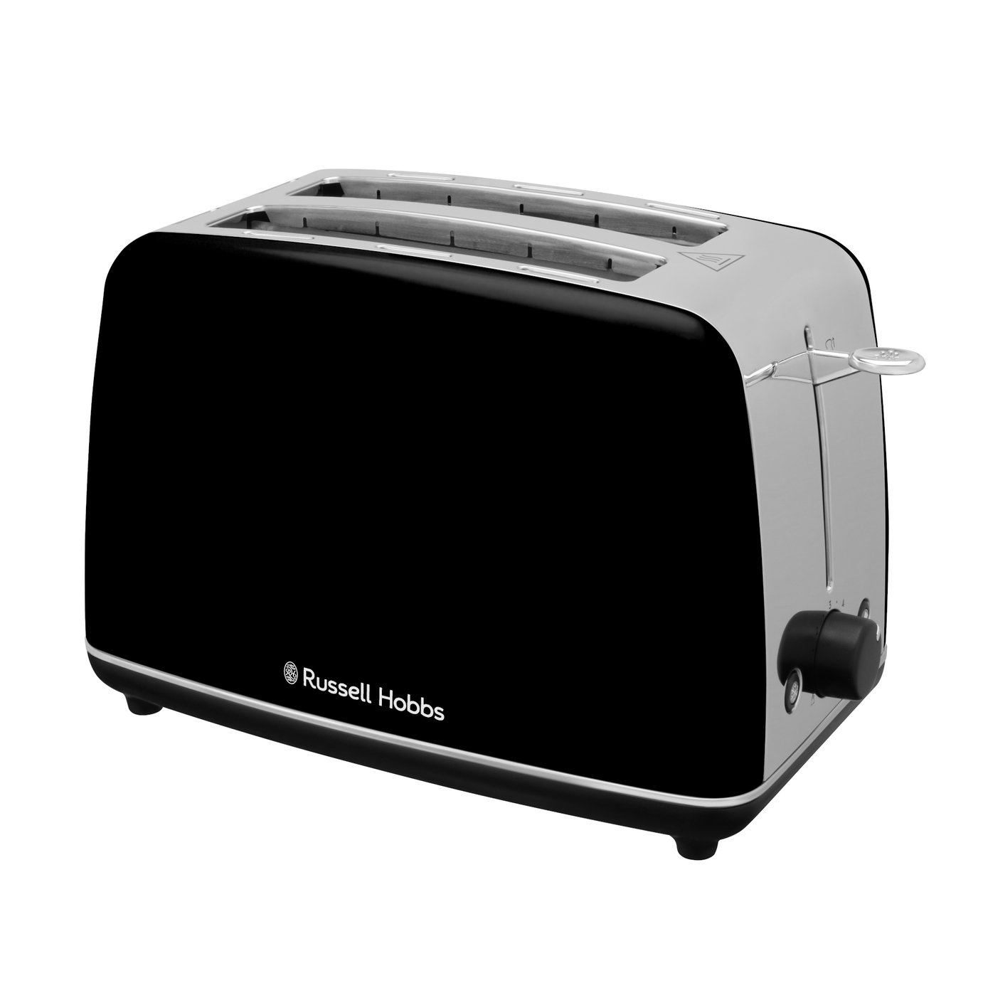 Russell Hobbs 28861 Everyday 2 Slice Toaster - Black and Stainless Steel