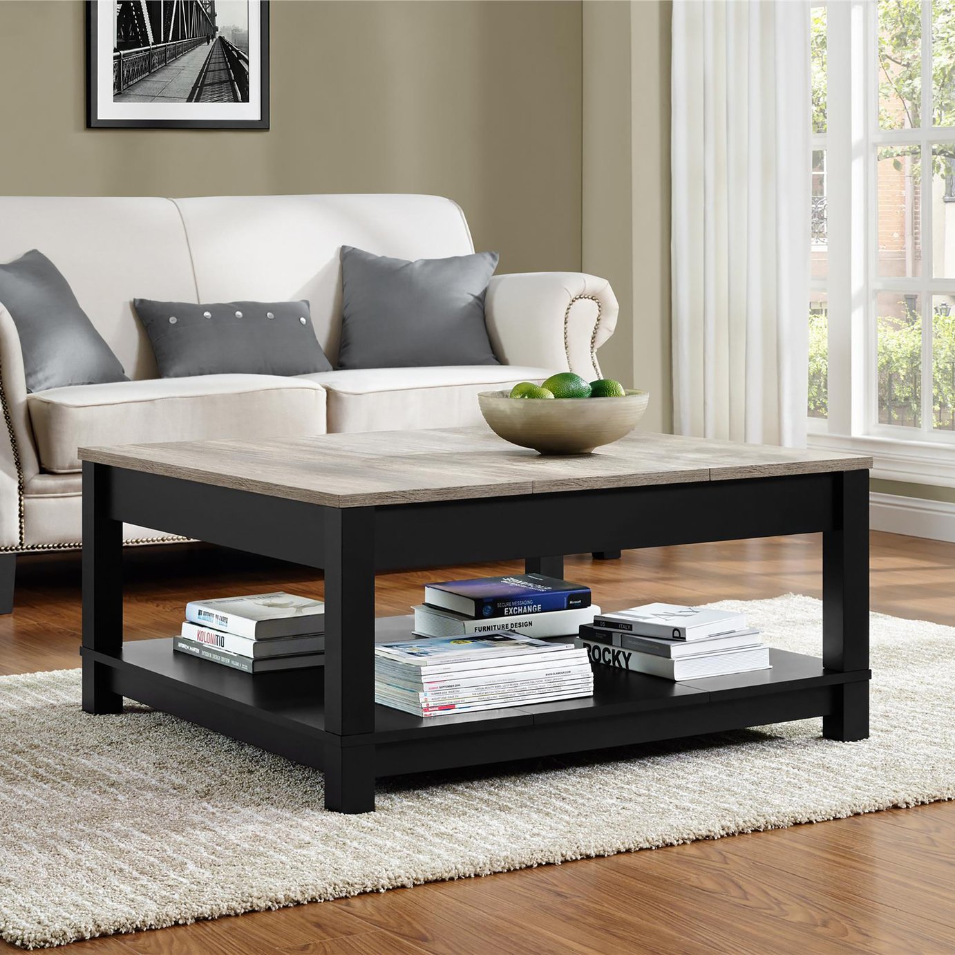 Dorel Carver Square Coffee Table