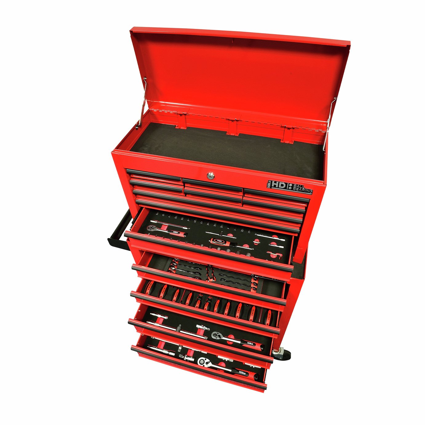 Hilka 1/2", 3/8" and 1/4" Drive Socket, Spanner and Screwdriver Set - 186 Pieces