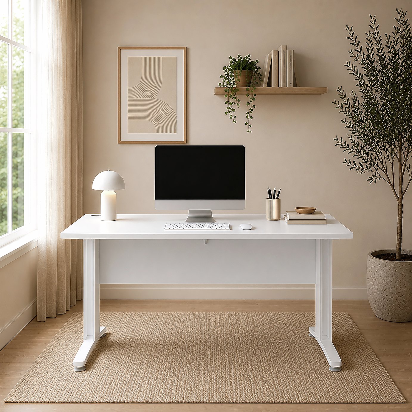 Furniture To Go Prima Desk - White