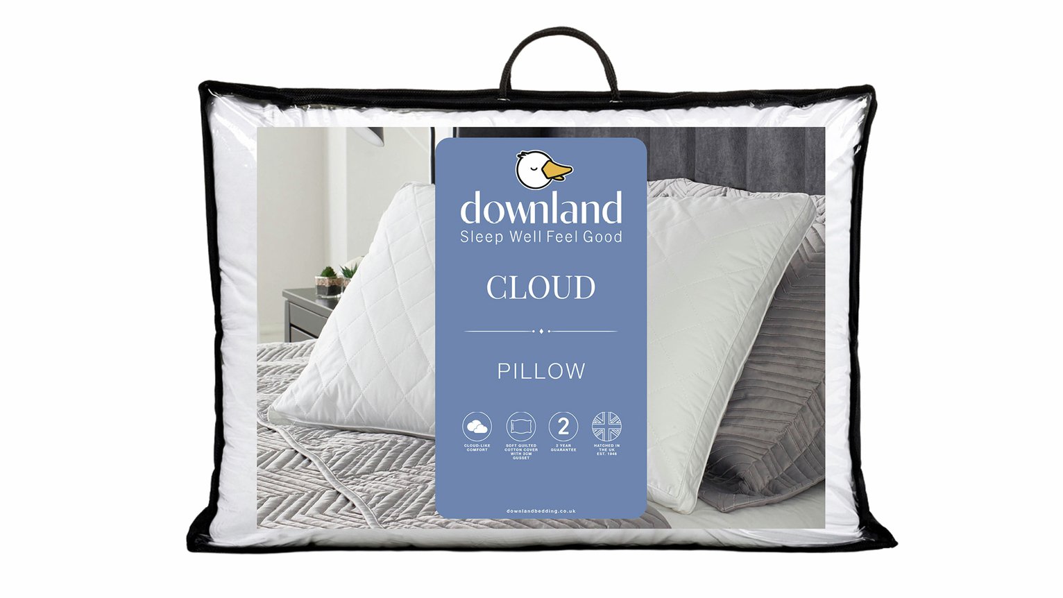 Downland Cloud Medium Hollowfibre Pillow