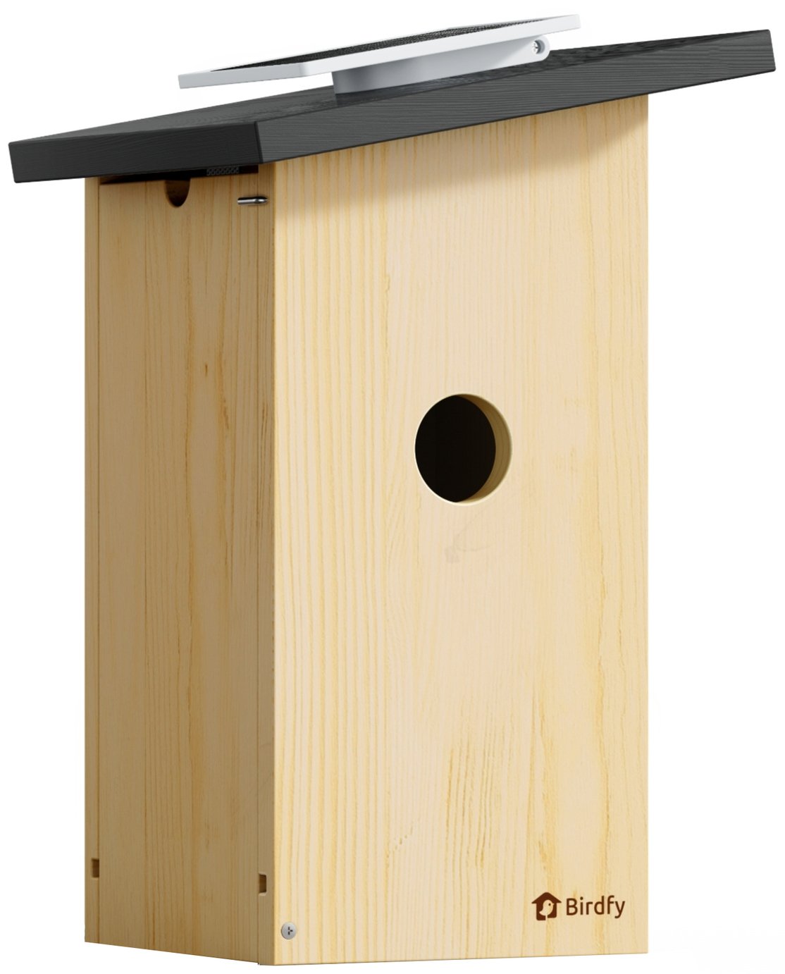 Birdfy Ebony Lite Smart Bird House with Camera & Solar Panel