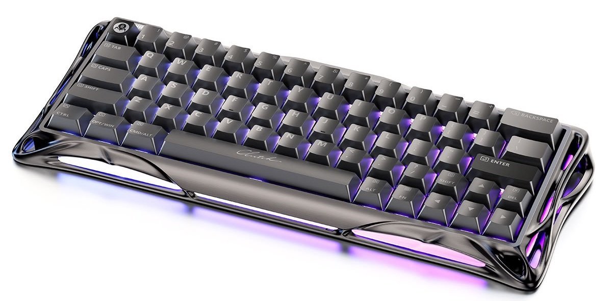 GravaStar Mercury V60 Pro Wired Gaming Keyboard - Gunmetal