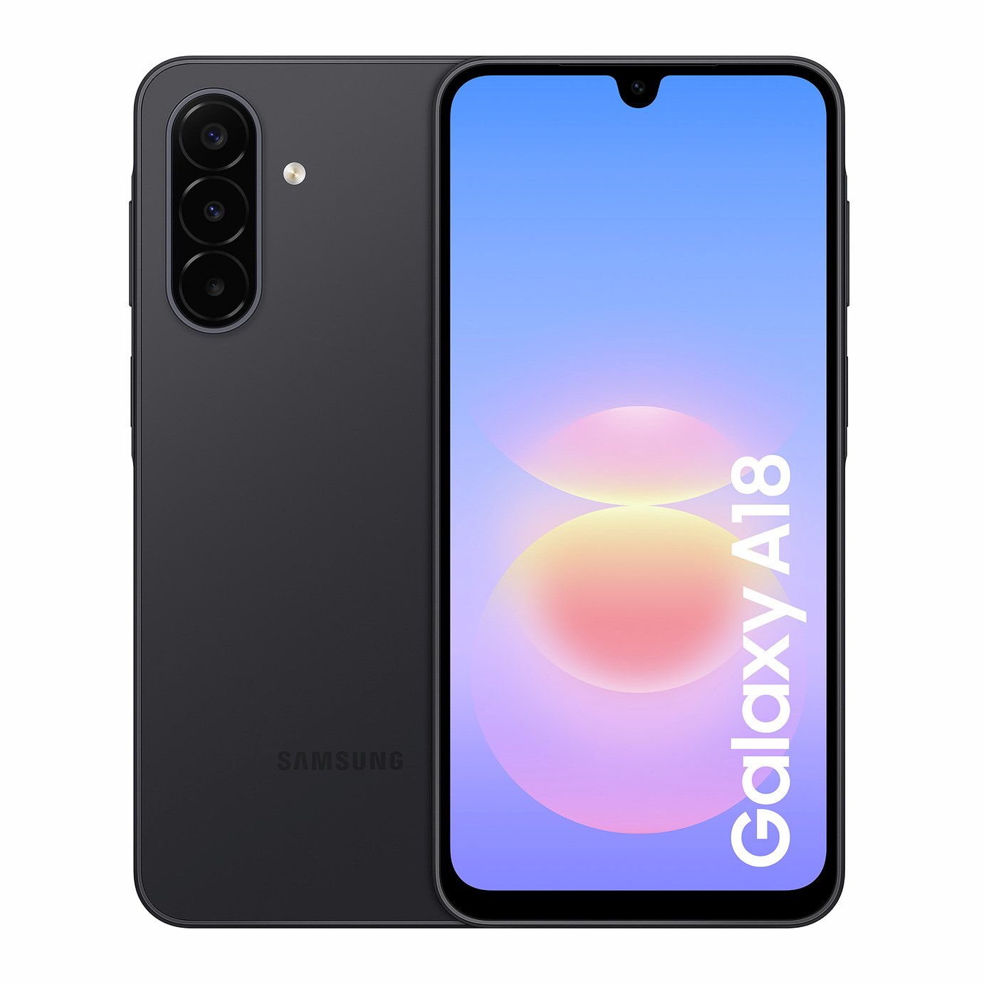 SIM Free Samsung Galaxy A18 4G 128GB AI Mobile Phone - Black