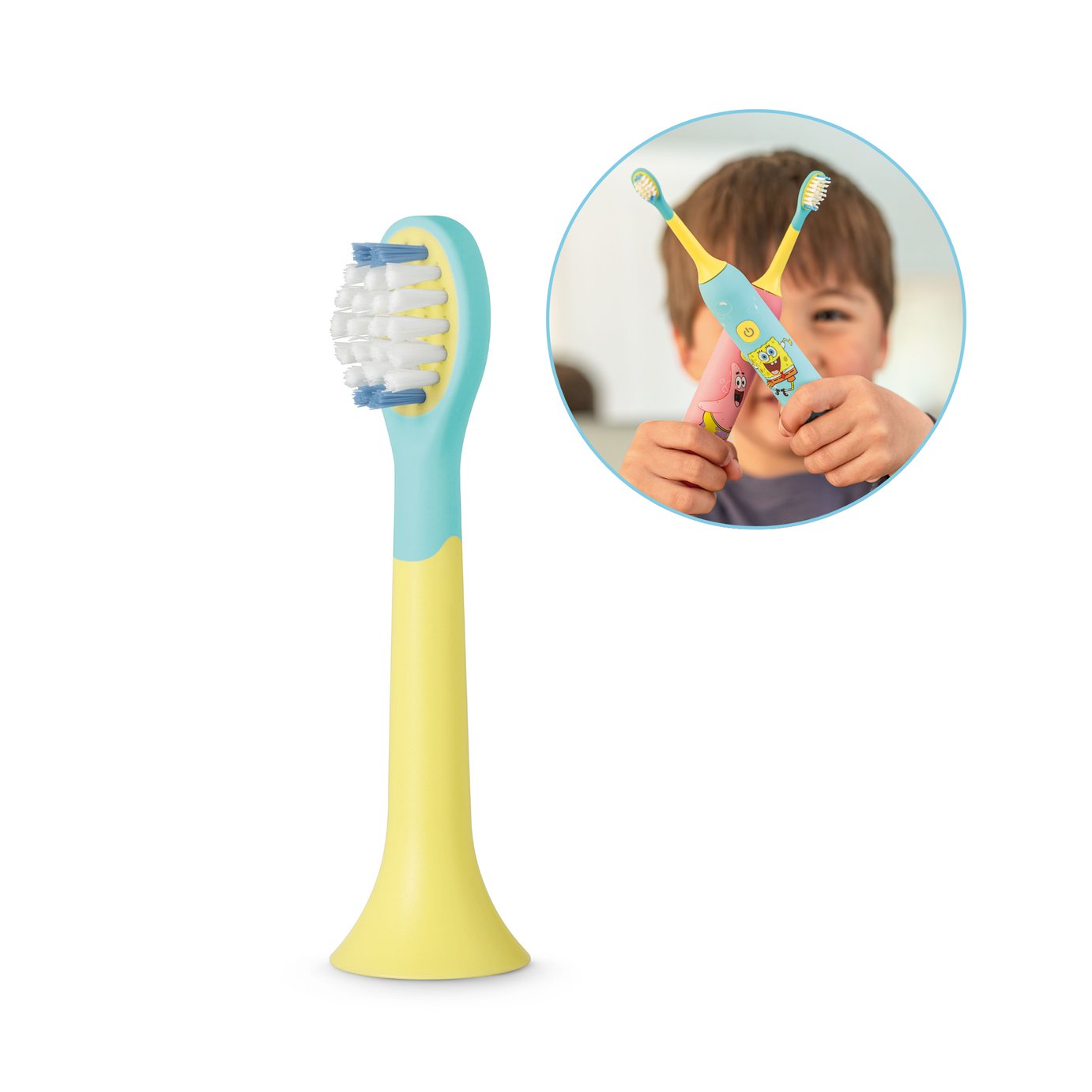 Beurer SpongeBob SquarePants Spare Soft Brush Heads 3+ Pack of 4