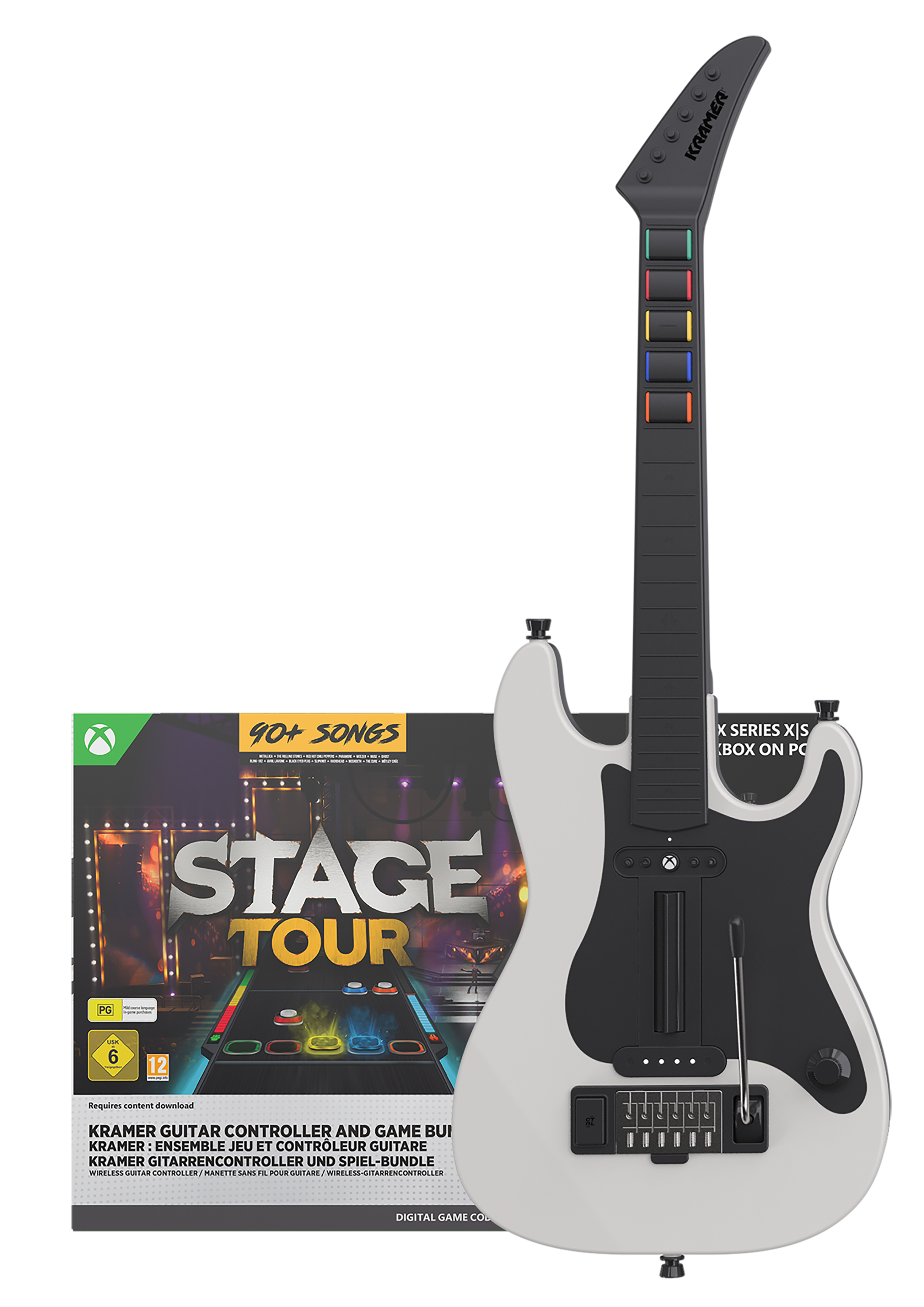Stage Tour Game & Kramer Guitar Controller Xbox Series X|S Game Bundle Pre-Order