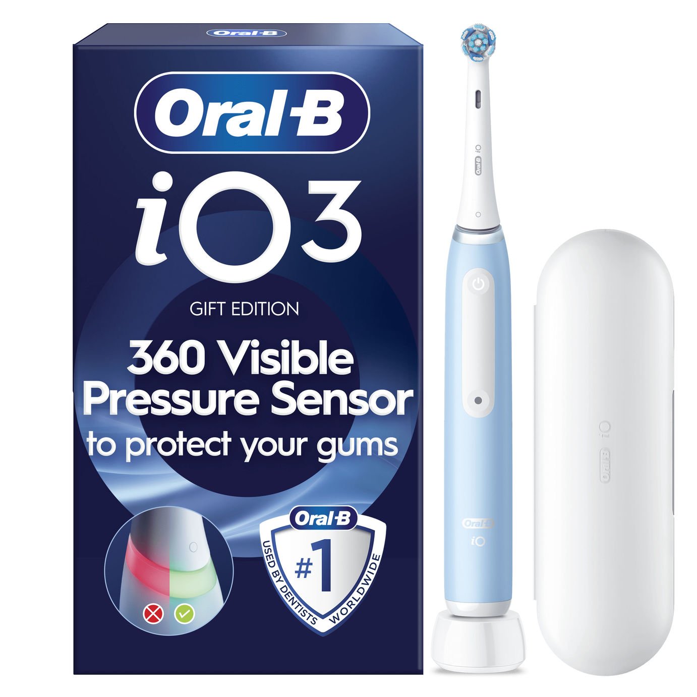 Oral-B iO3 Ice Blue Electric Toothbrush