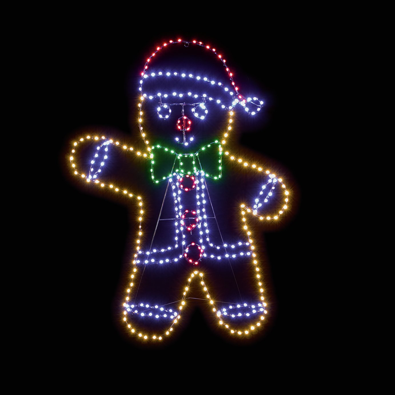 Premier Decorations Christmas FlexiBrights Gingerbread Man Decoration