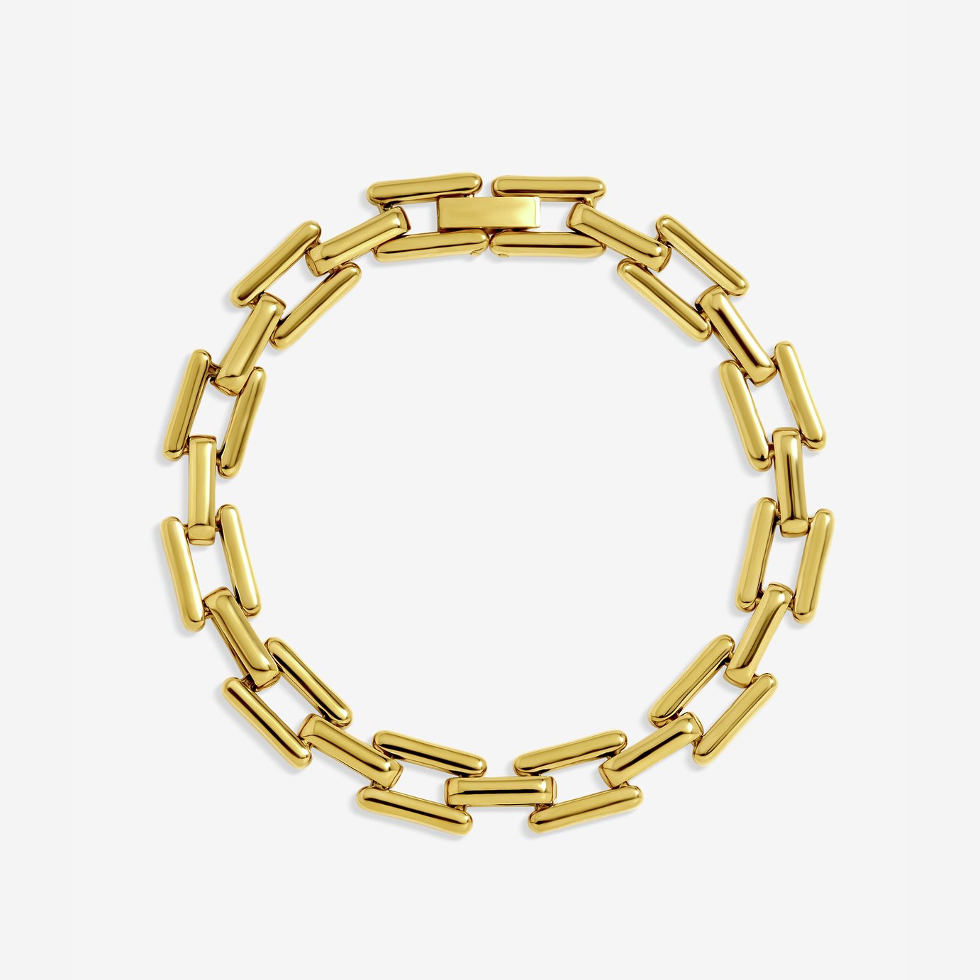 Jon Richard Gold Plated Link Stainless Steel Bracelet