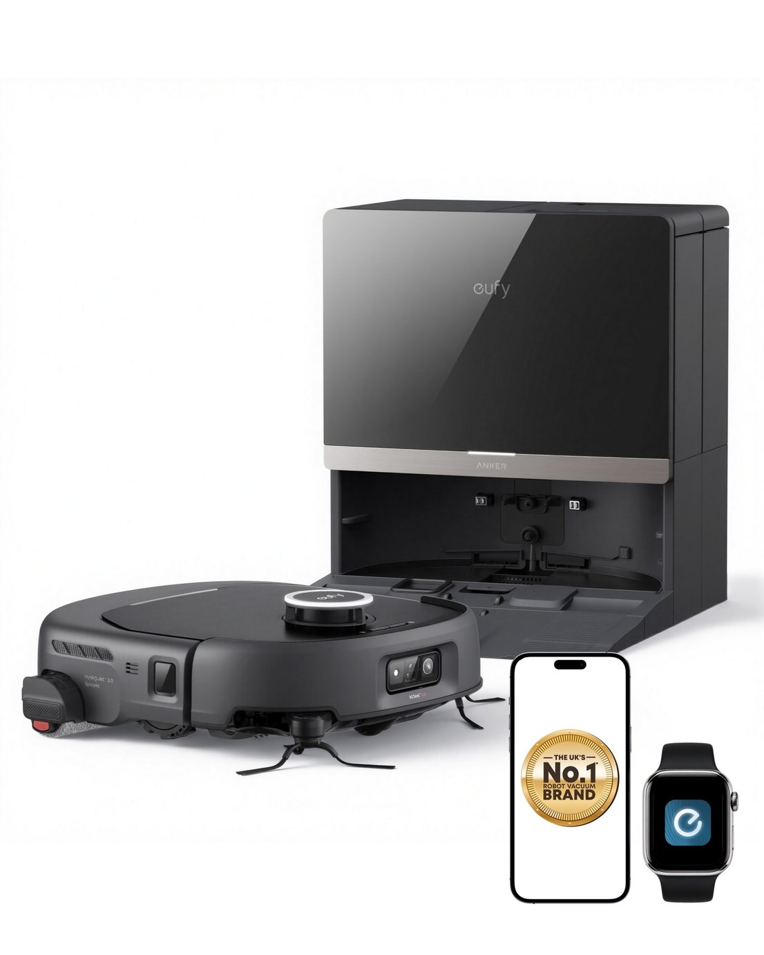 eufy E35 Omni Robot Vacuum & Mop with Self-Empty Station