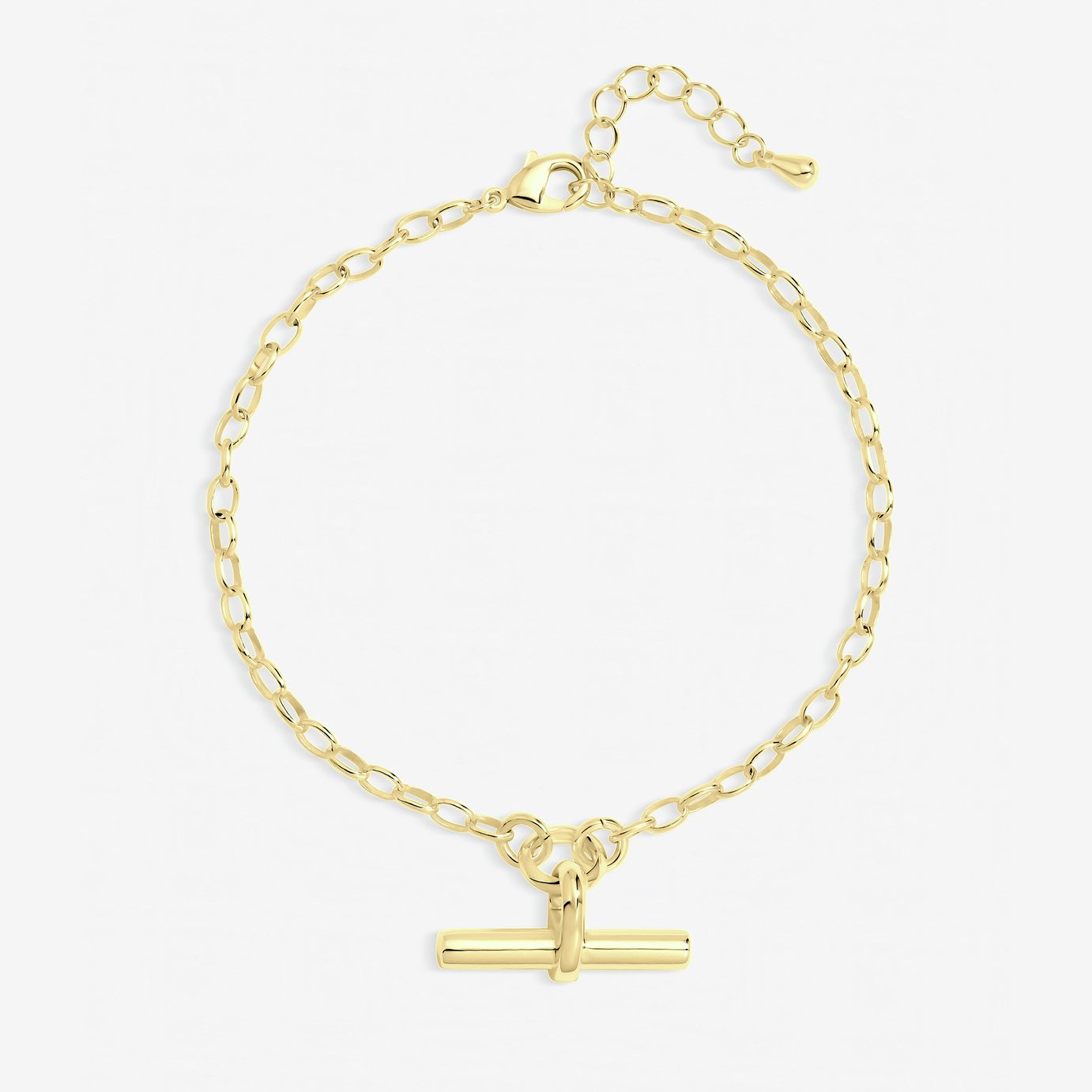 Inicio Gold T-Bar Bracelet