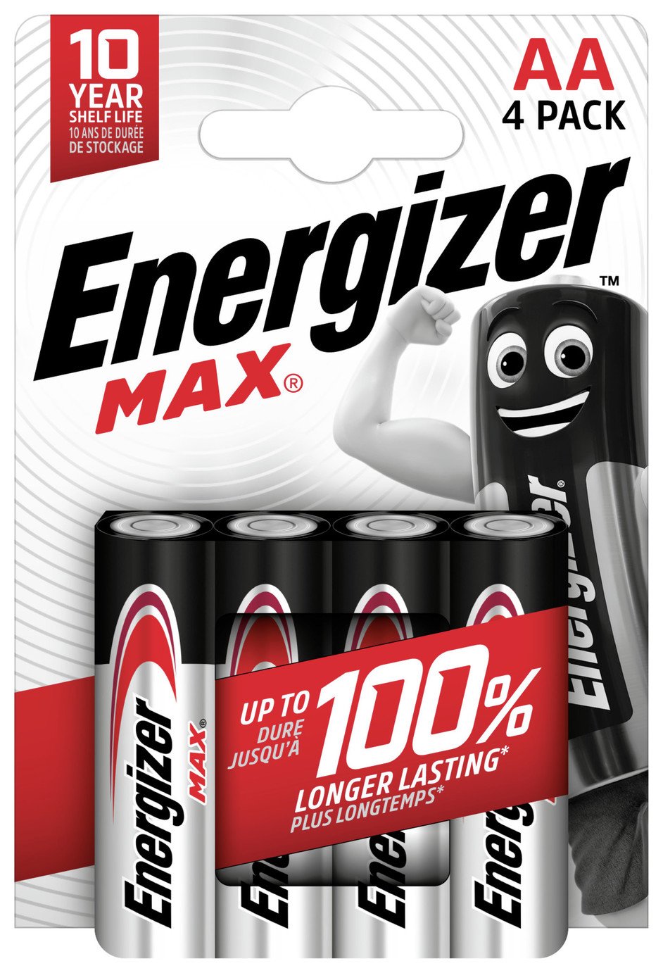 Energizer Max AA Batteries - Pack of 4