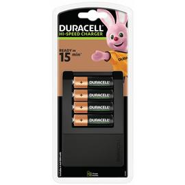 Duracell 15 minutes Battery Charger with 4 AA batteries