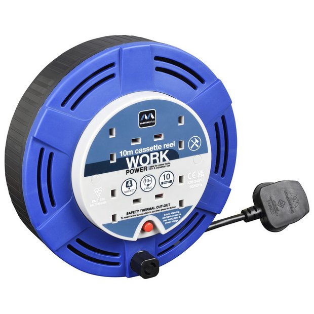 Masterplug Extension Cord Reel 50 ft. with Wall Kosovo