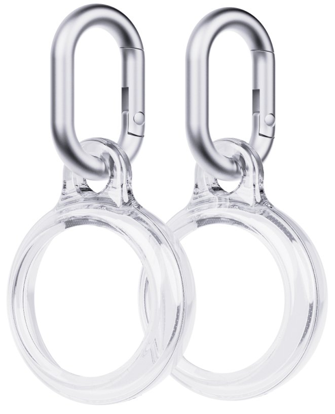 Tech21 EvoClear AirTag Case - Pack of 2