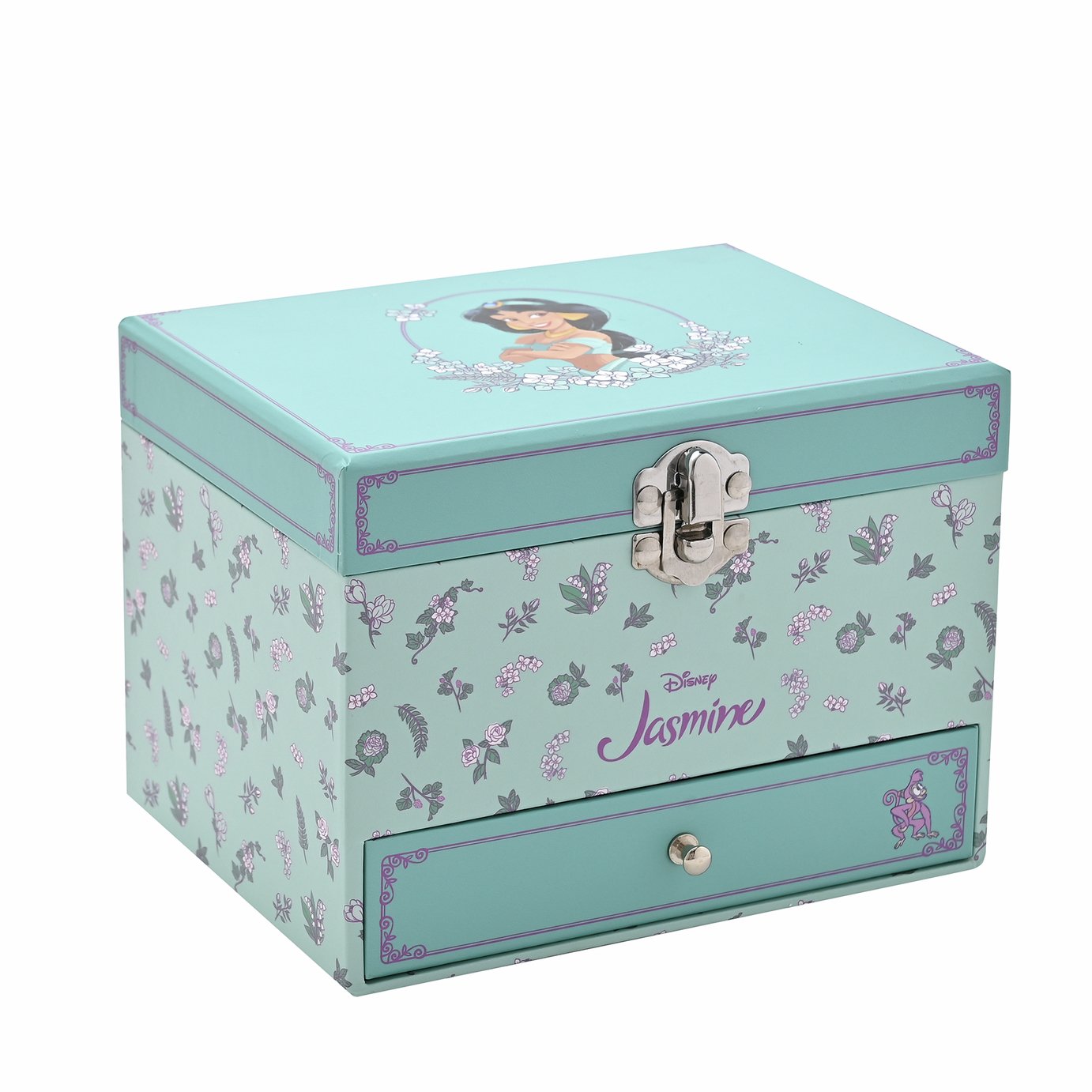 Disney Princess Jasmine Pastel Musical Jewellery Box