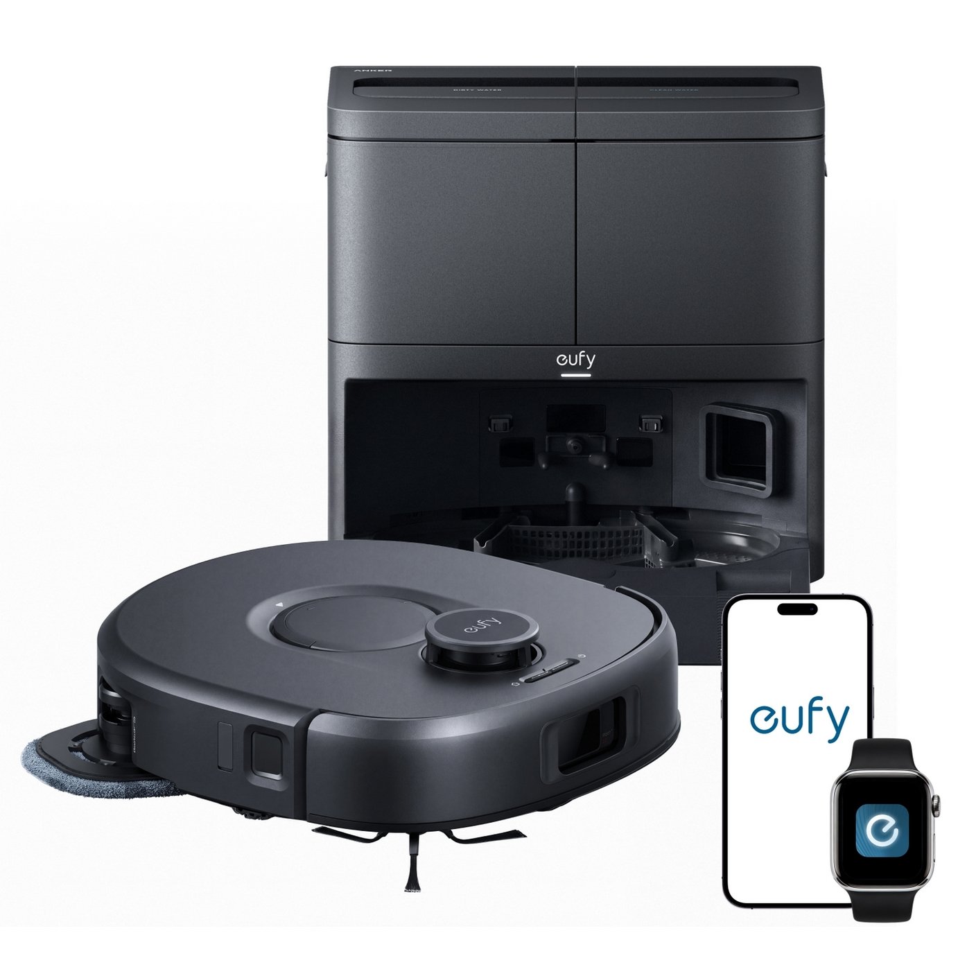 eufy C30 Omni Edge Robot Vacuum & Mop with Self-Empty Station