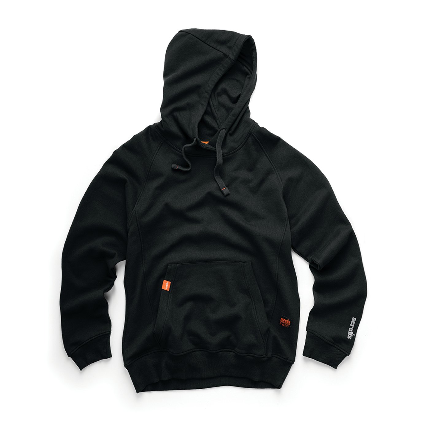 Scruffs Eco Worker Black Hoodie - Medium