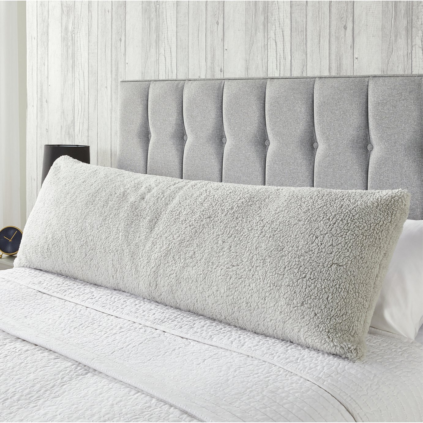 Downland Medium Bolster Pillow - Grey