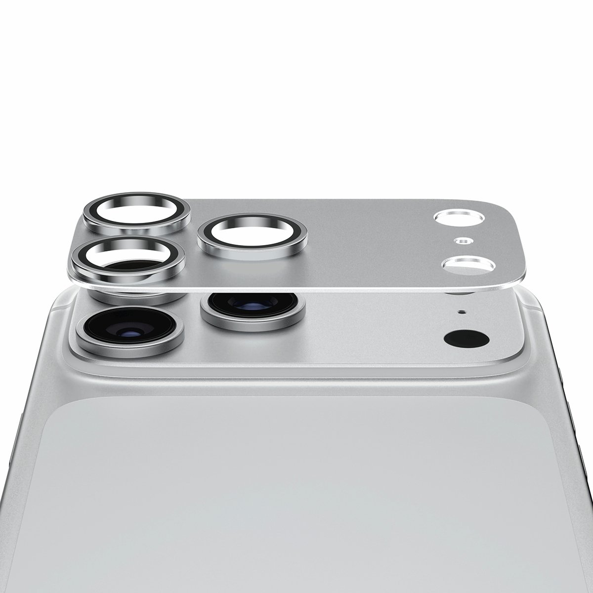 PanzerGlass Fender iPhone 18 Pro Camera Protector - Light Grey