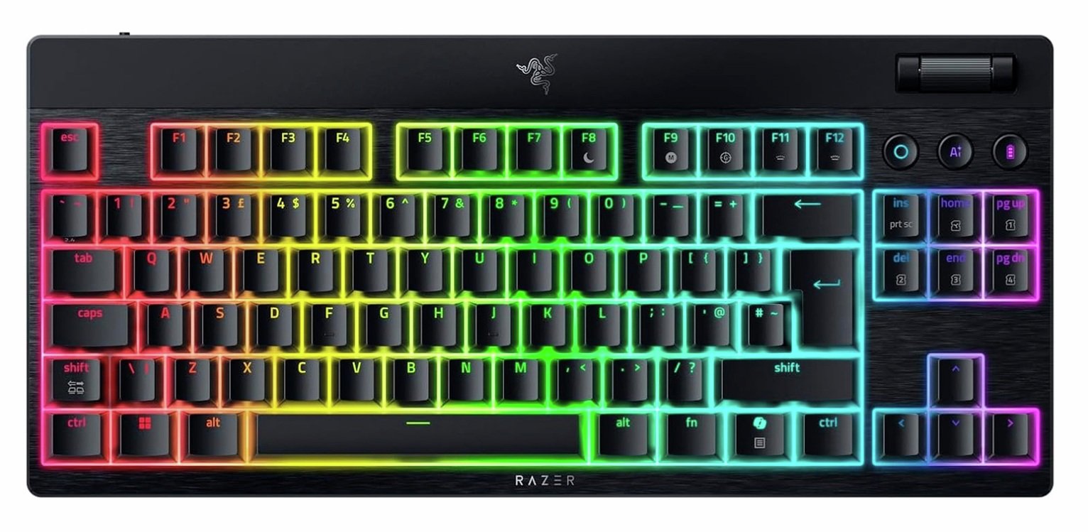 Razer BlackWidow V4 TKL Wireless Gaming Keyboard - Black