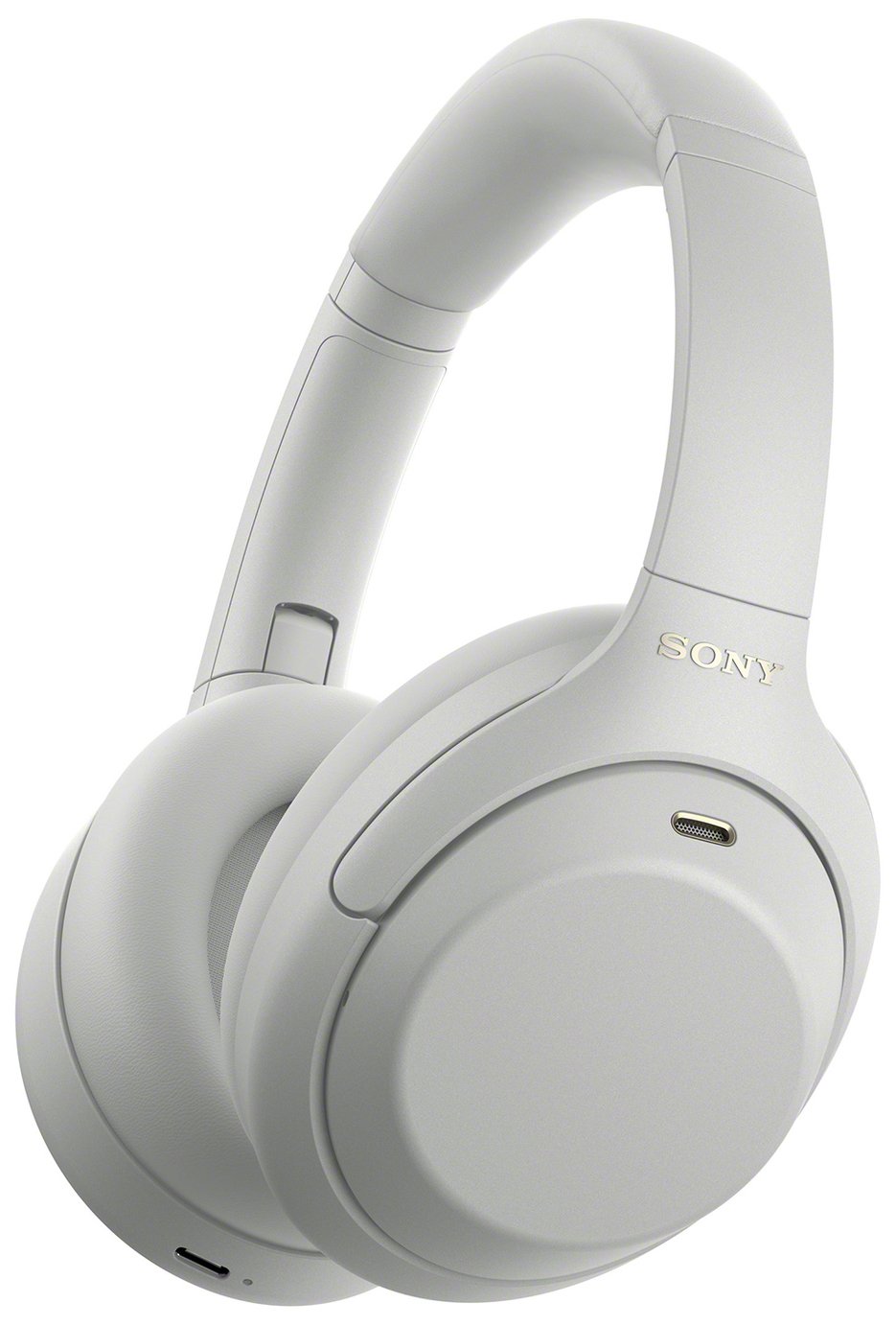 Sony WH-1000XM4C Noise-Cancelling Over-Ear Wireless Headphones - Silver