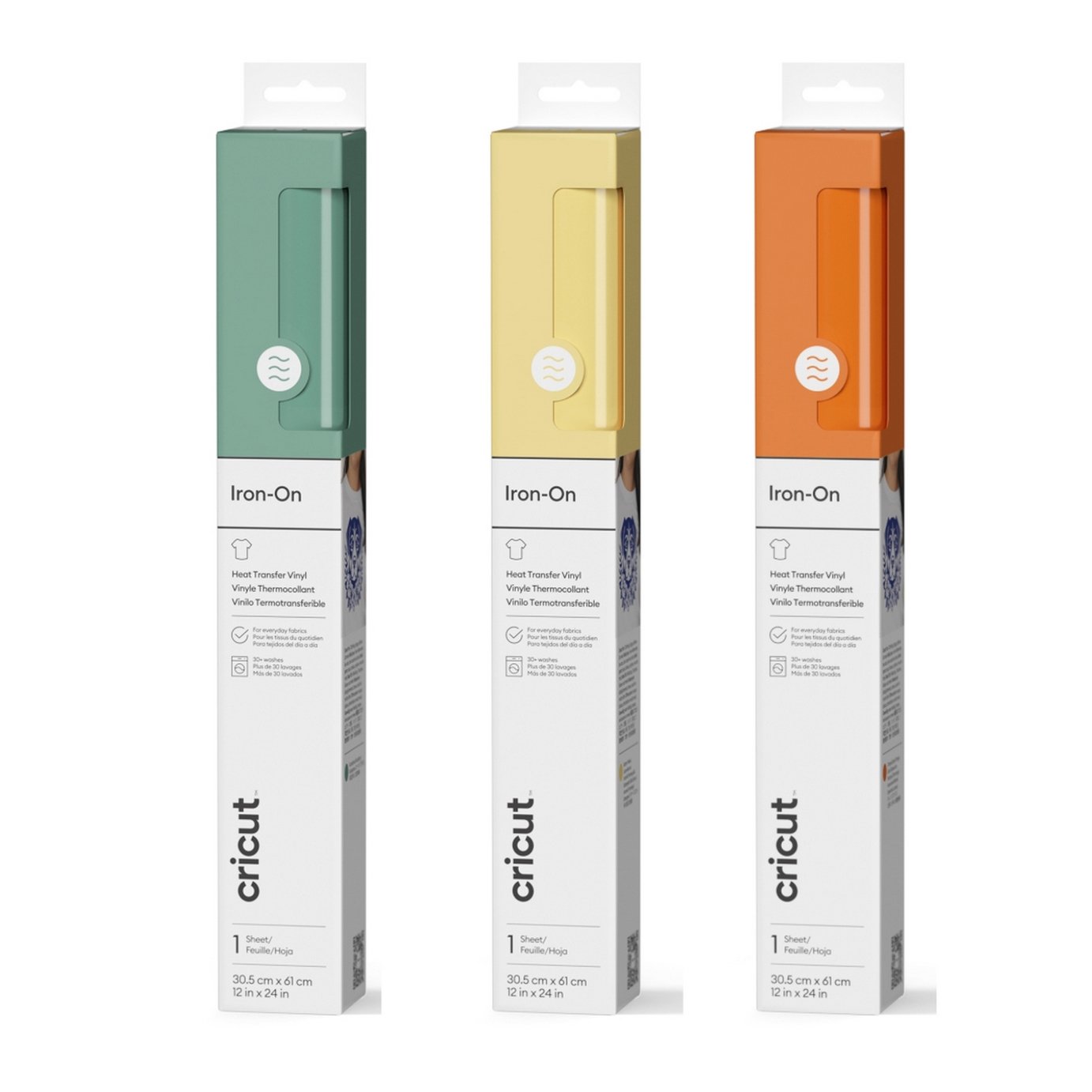 Cricut Iron-On Rolls Pack of 3