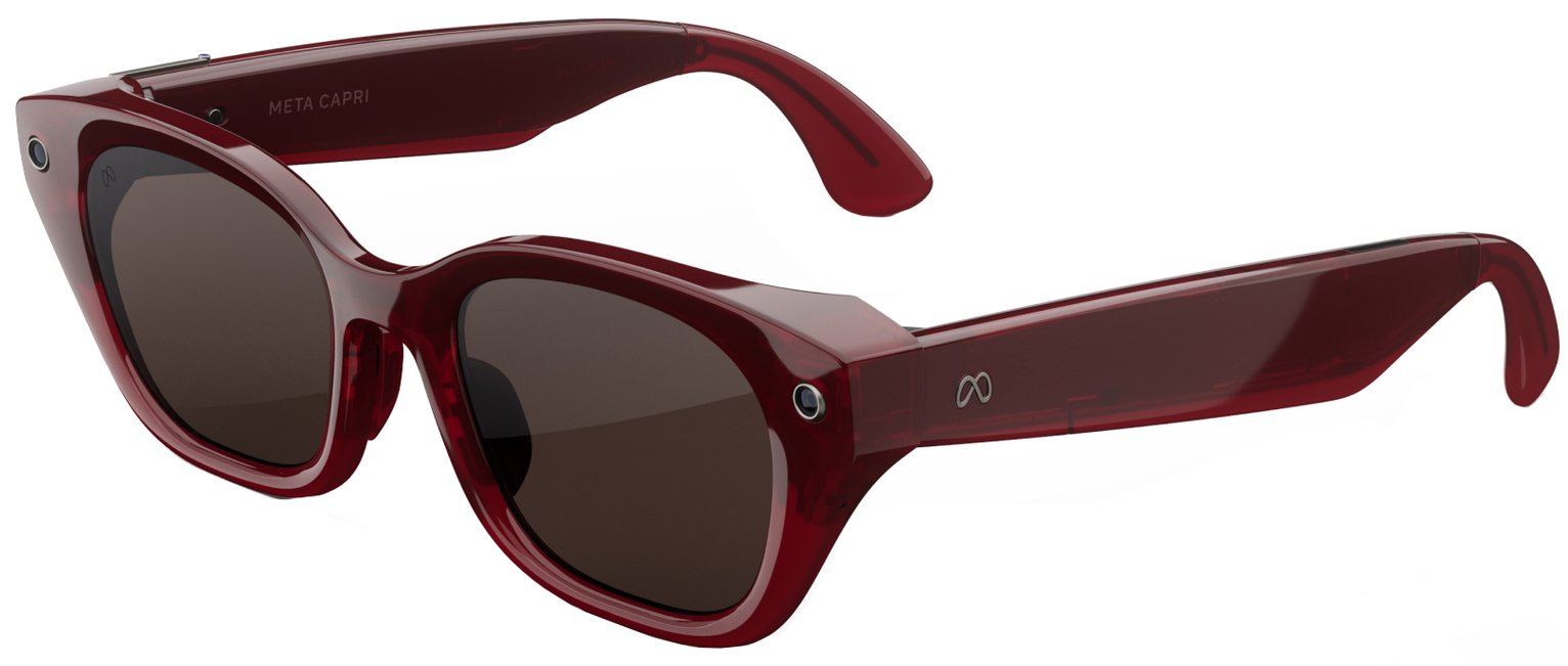 Meta Glasses Capri - Crimson, Polarised Chocolate