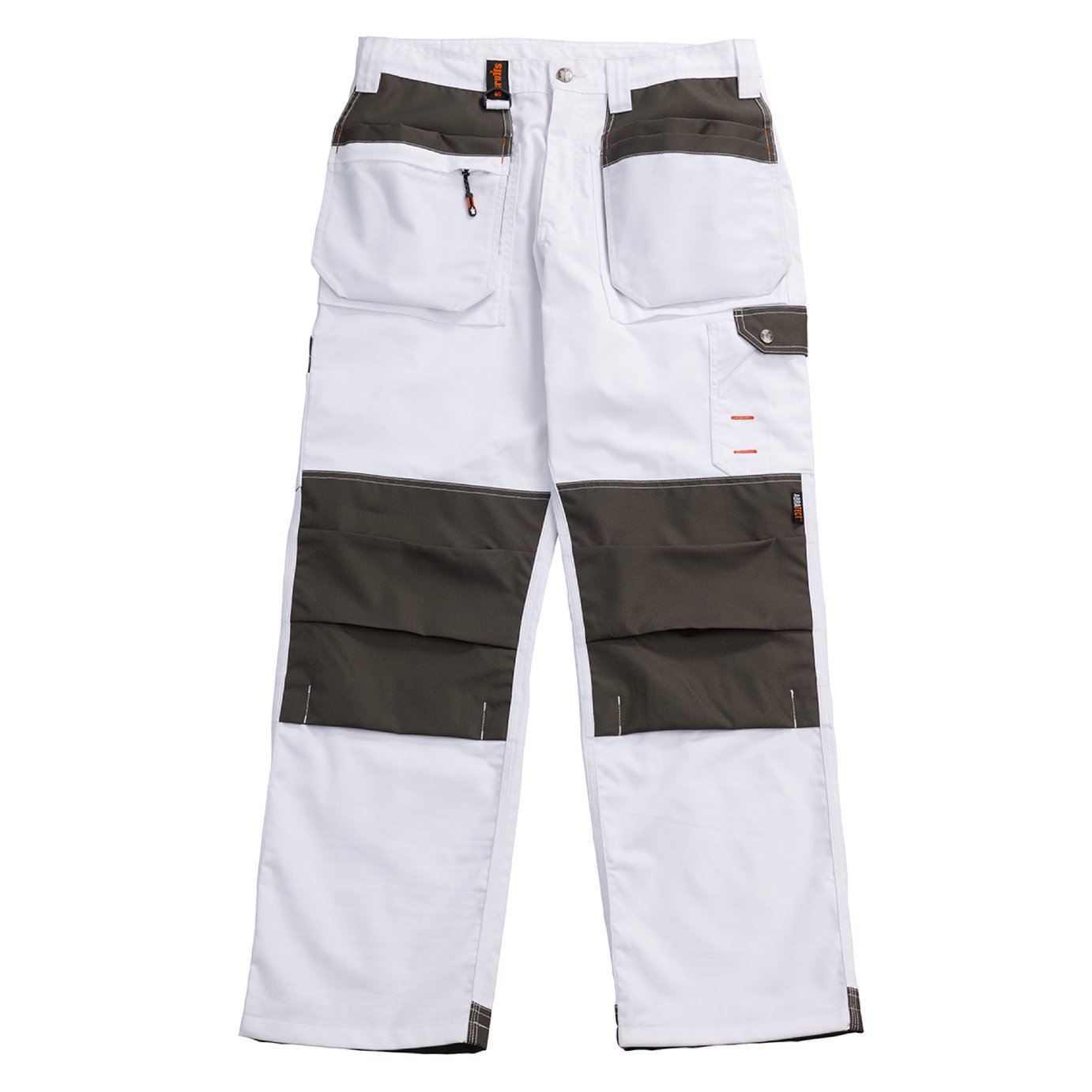 Scruffs Worker Plus Trousers White - 30 Regular