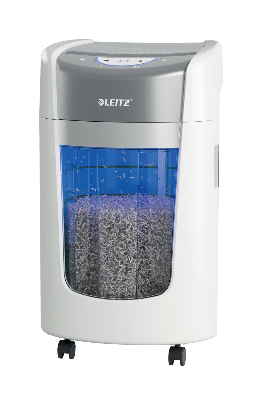 Leitz IQ Optimax 8 Sheets 22 Litre P5 Cross Cut Shredder