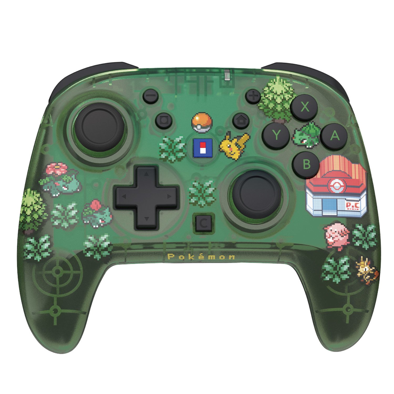 HORI Wireless HORIPAD Turbo Nintendo Switch 2 Controller - Pokémon Pixel Green