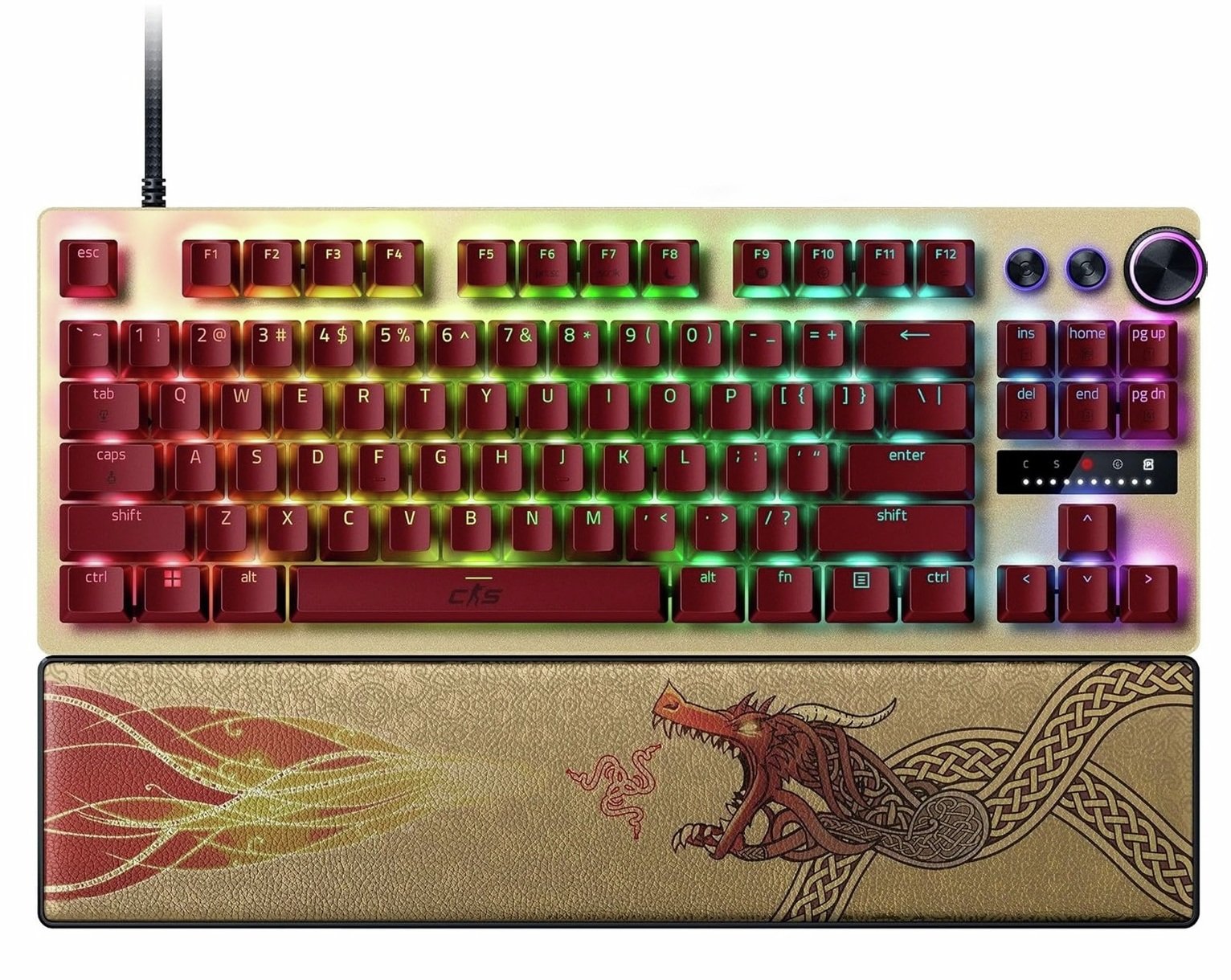 Razer Huntsman V3 Pro TKL Wired Gaming Keyboard - Counter-Strike 2 Edition