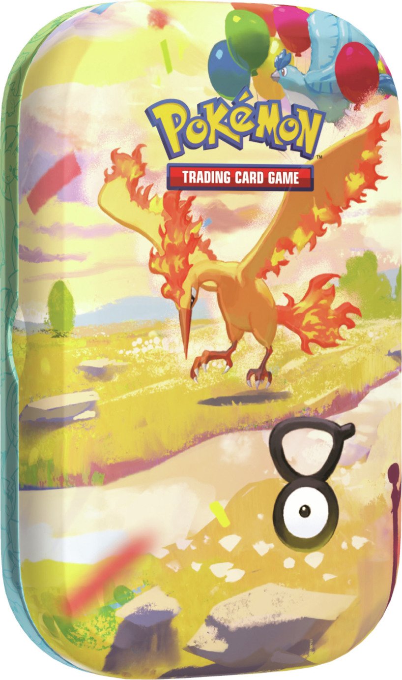 Pokémon Mini Tins 30th Celebration Booster Pack Moltres Trading Card