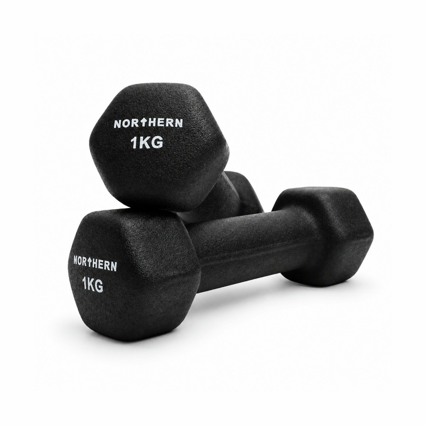 Northern Neoprene Hex Dumbbells - 2 x 1 kg