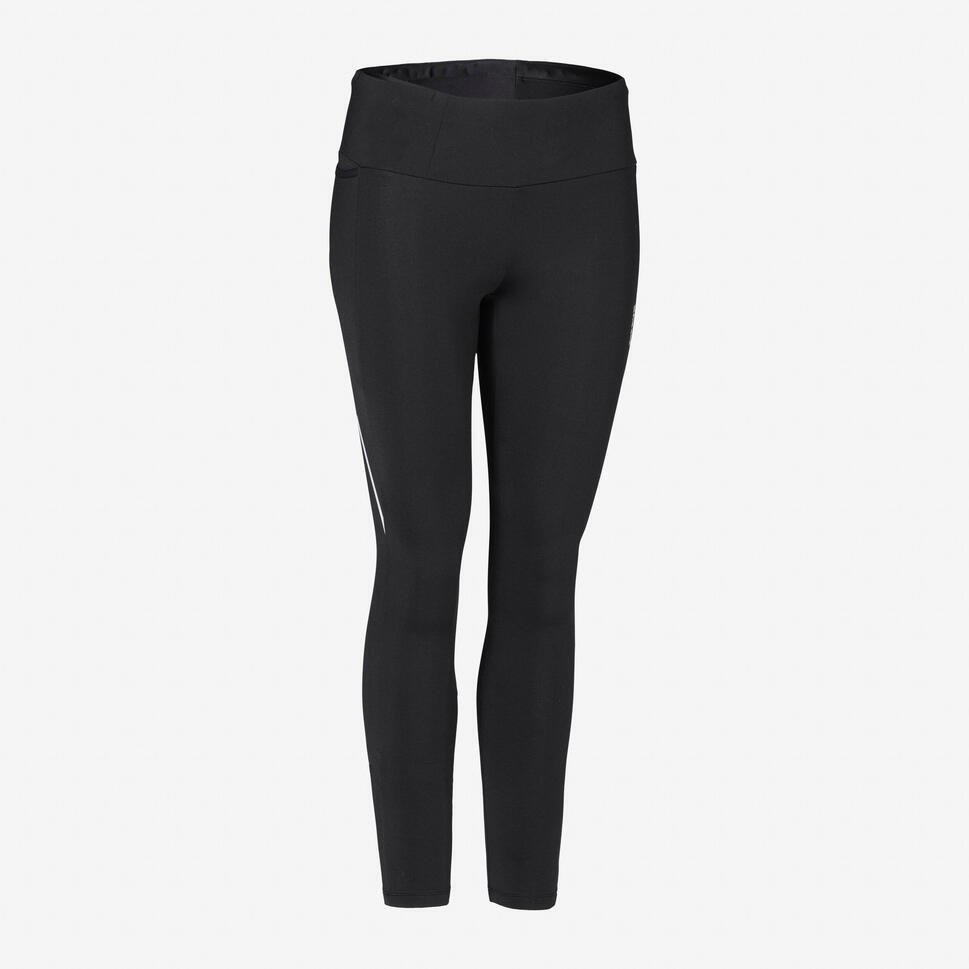 Decathlon Women's RUN 500 Warm Running Leggings - Black