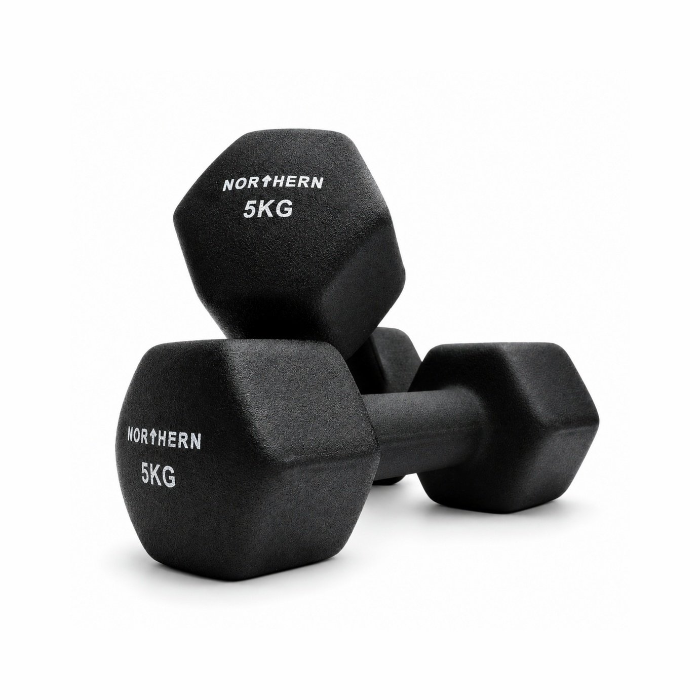 Northern Neoprene Hex Dumbbells - 2 x 5 kg