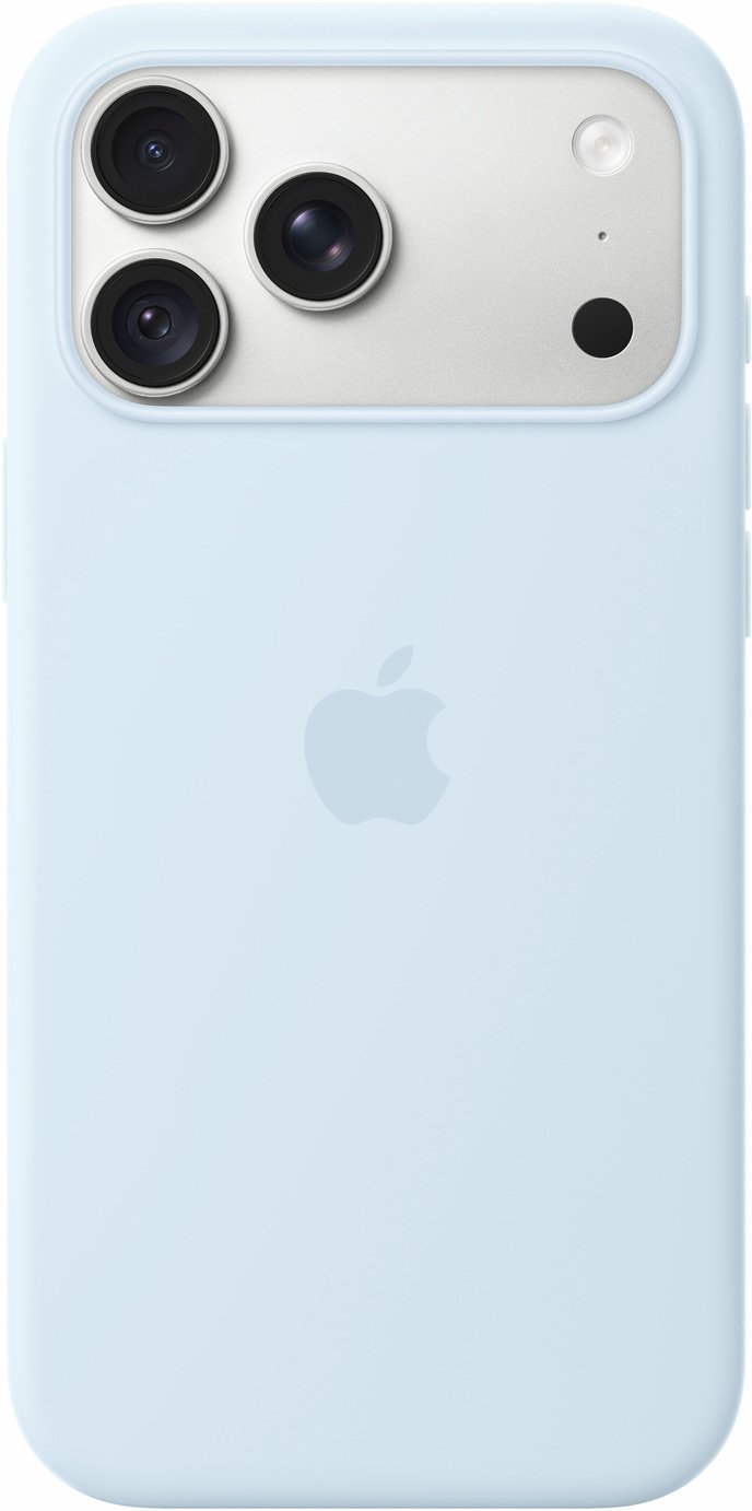 Apple iPhone 18 Pro Max Silicone Phone Case with MagSafe - Crisp Blue