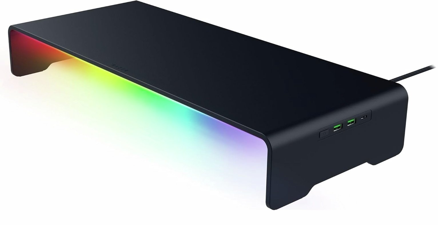 Razer Aluminium Chroma 27In Monitor Stand - Black