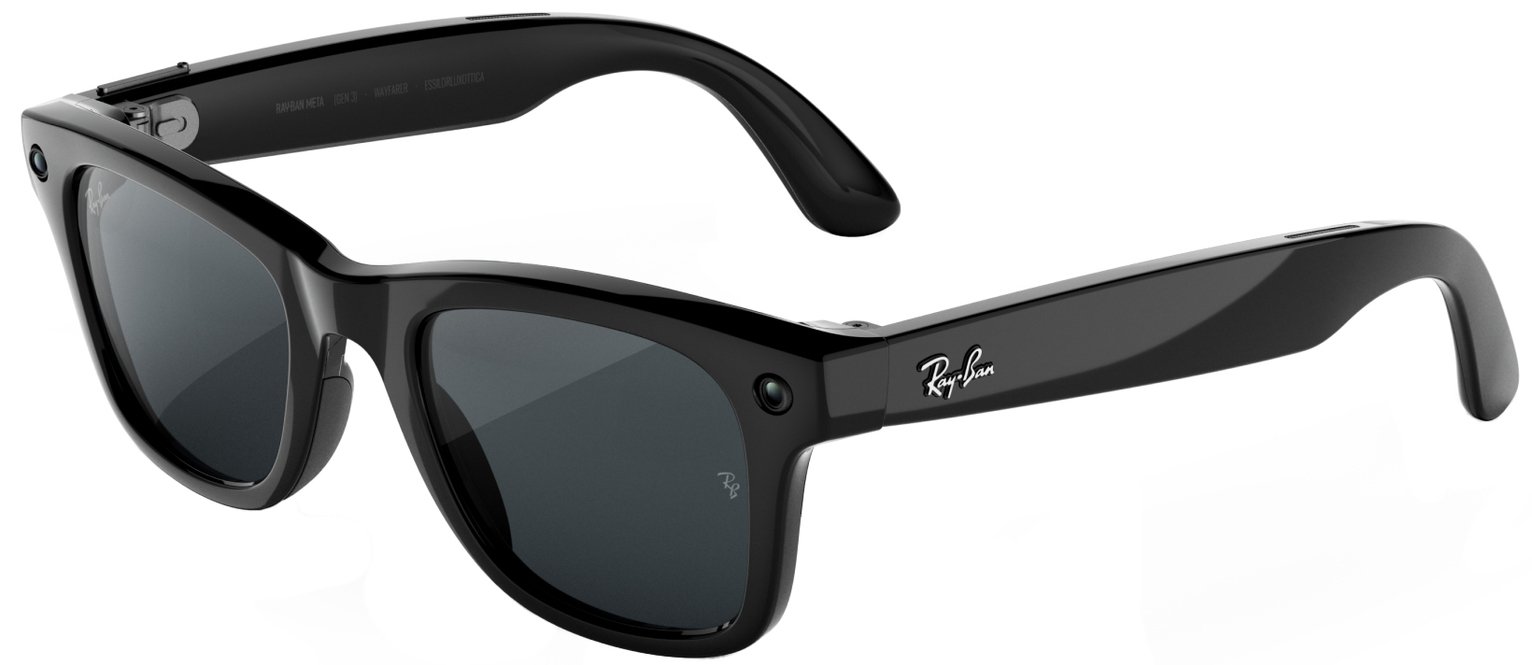 Ray-Ban Meta (Gen 3) Wayfarer Large - Black, Transitions Grey