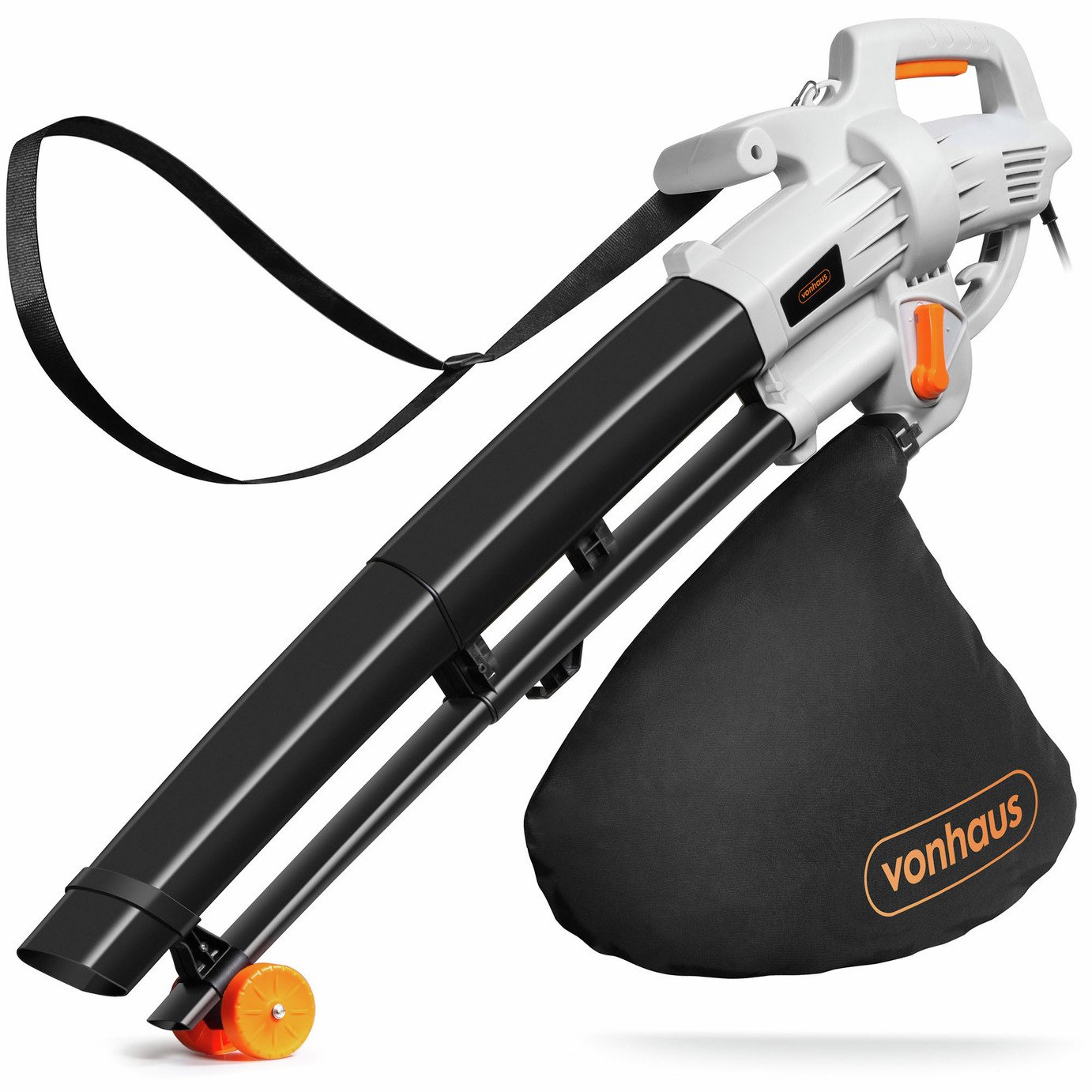 VonHaus 3-in-1 Corded Leaf Blower with Vacuum & Mulcher - 3000W