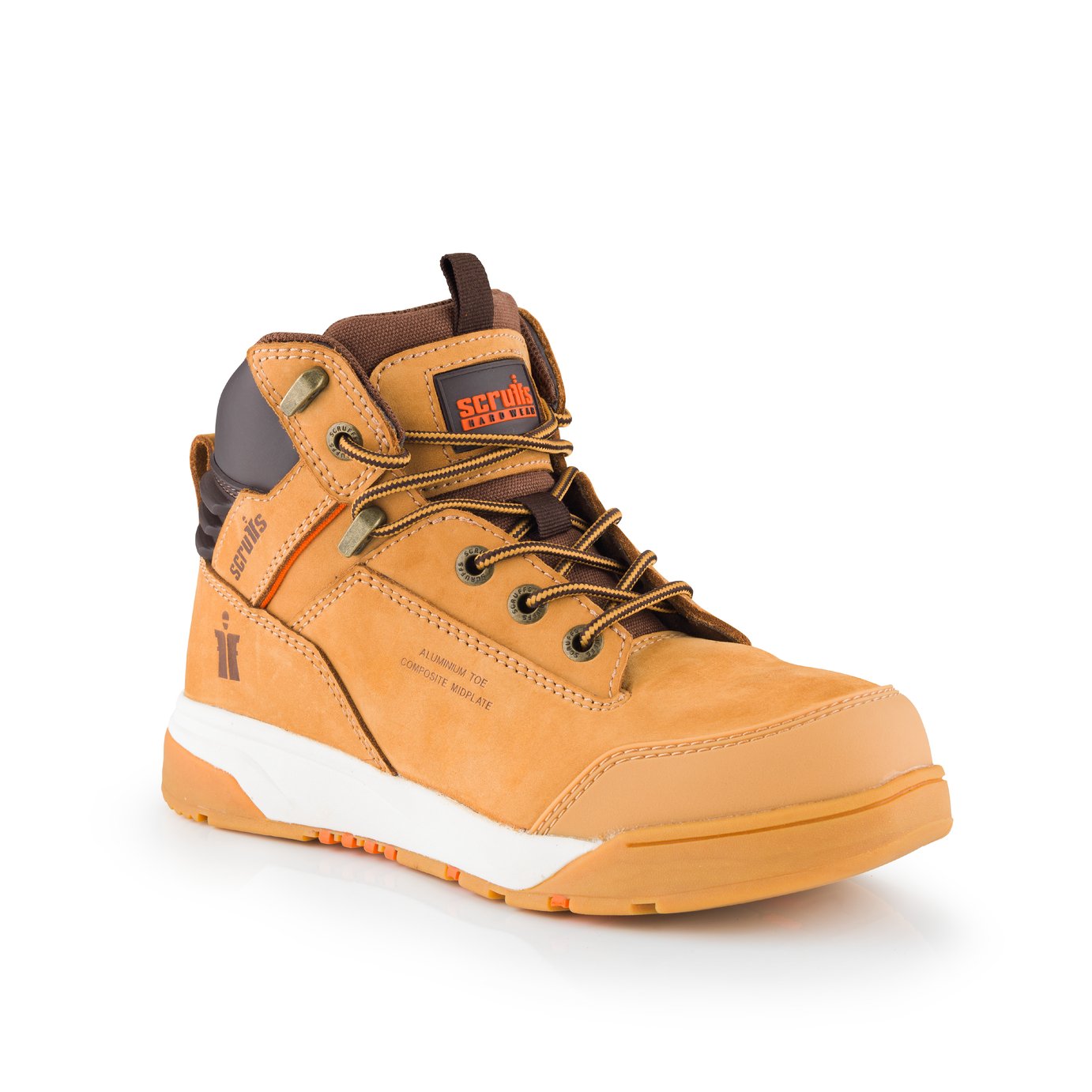 Scruffs Women's Switchback Safety Tan Boots - Size 5