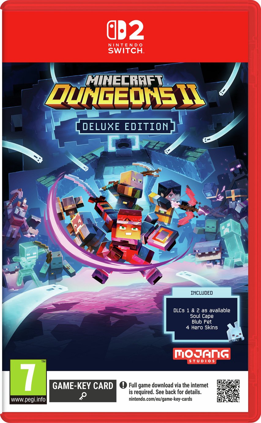 Minecraft Dungeons II Deluxe Edition Nintendo Switch 2 Game Pre-Order
