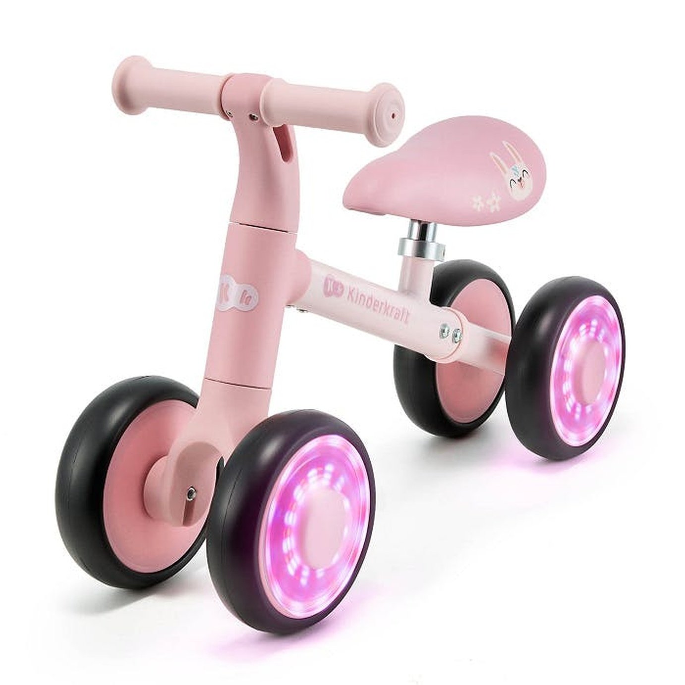Kinderkraft Cutie Flash 6 Inch Kids Balance Bike - Pink