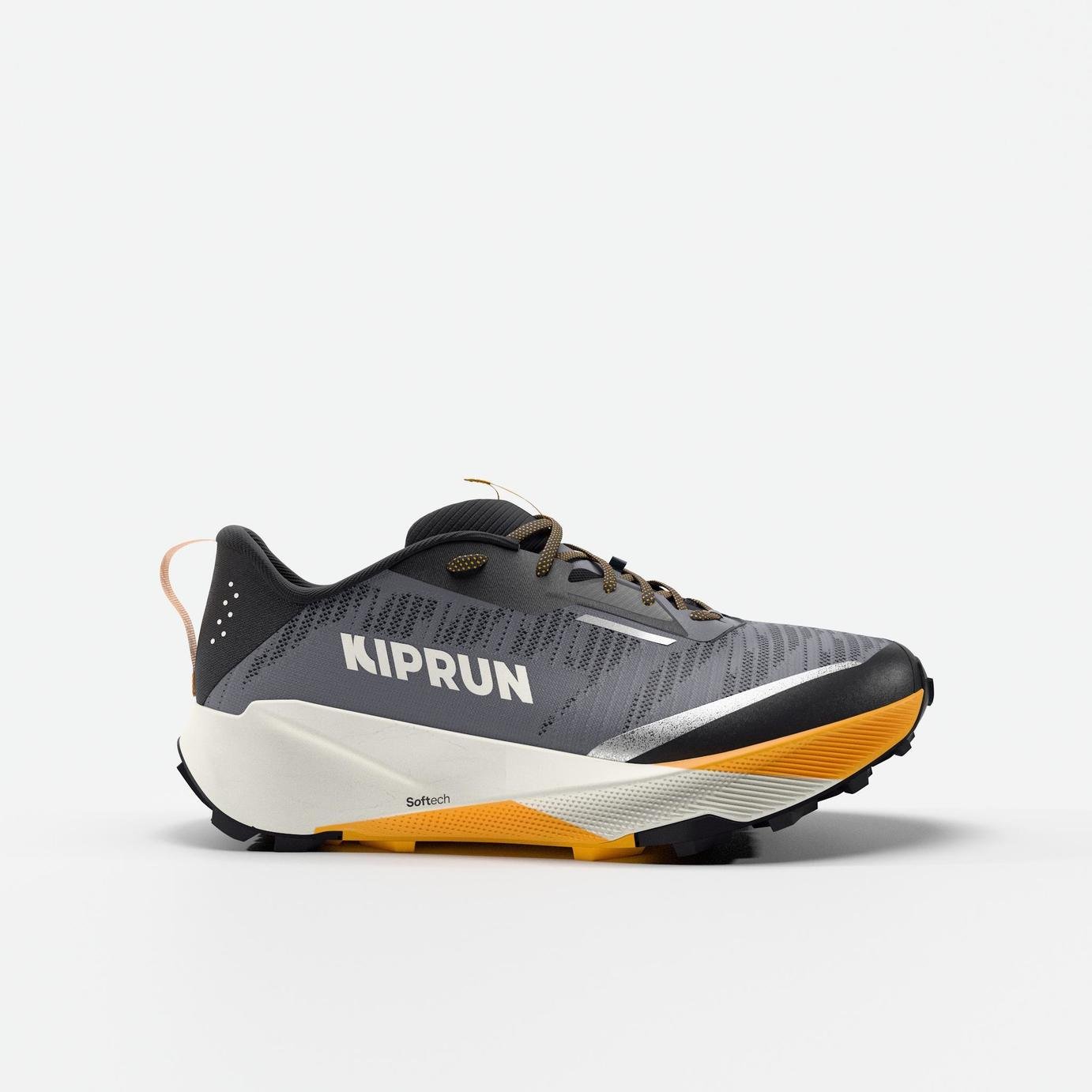 Decathlon Men's Kiprun Kipsummit Trail Running Shoes - Grey Orange