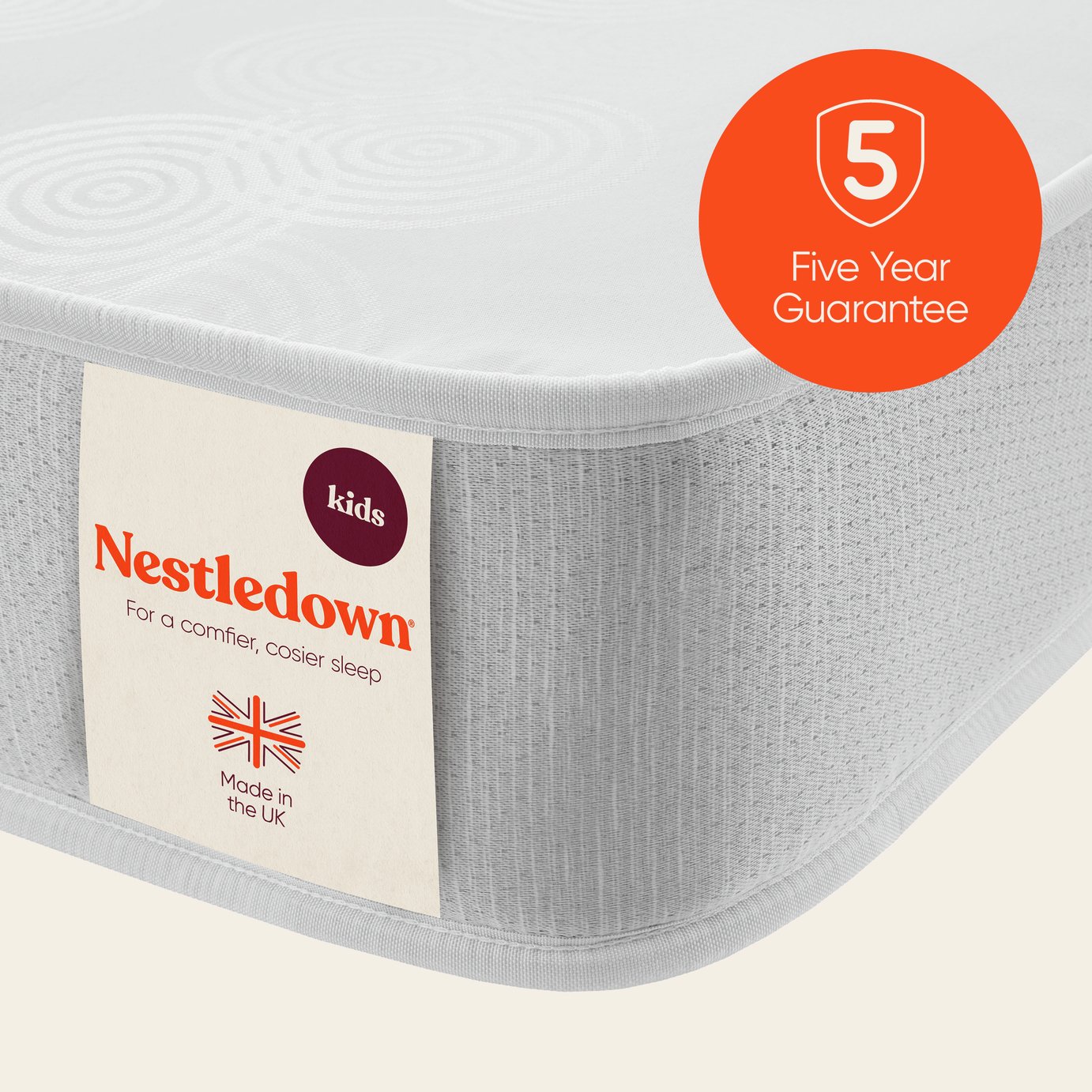 Nestledown Kids Open Coil Bed Mattress - Single