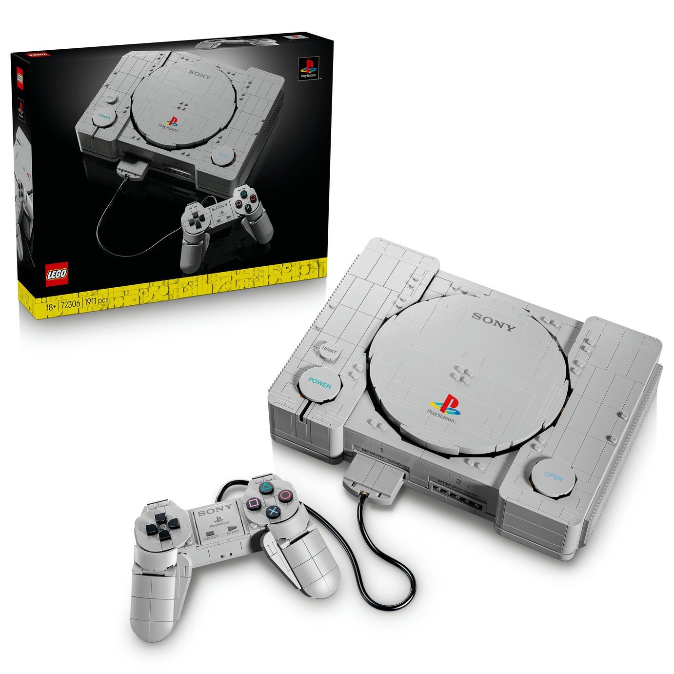 LEGO PlayStation Retro Gaming Console Building Set for Adults 72306 COMING SOON