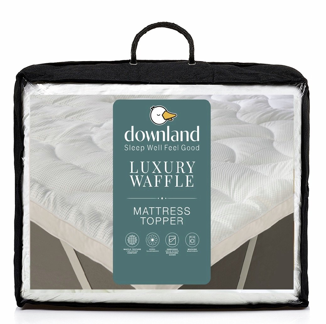 Downland Luxury Waffle 3 cm Mattress Topper - Double