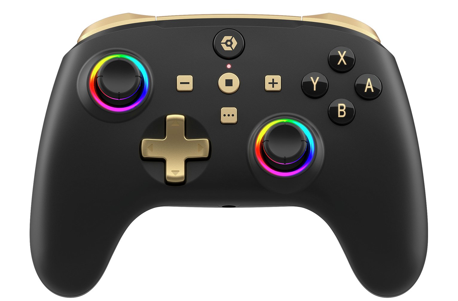 Gioteck WX5+Switch & PC RGB Wireless Controller - Black & Gold